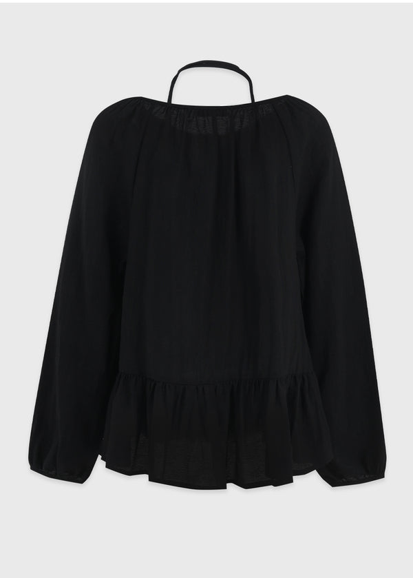 Boo Frill Tie Blouse