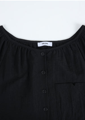 Boo Frill Tie Blouse