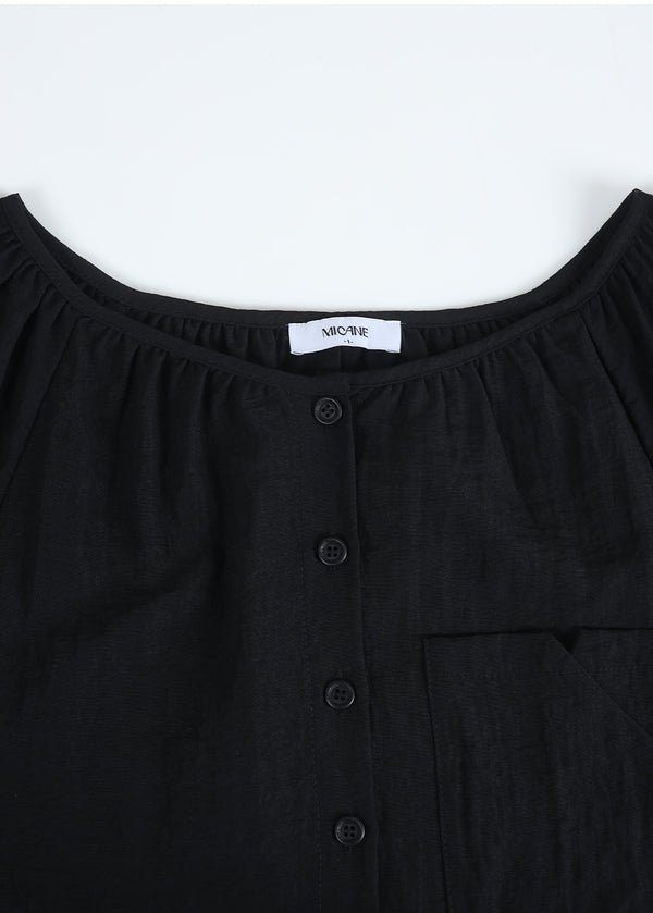 Boo Frill Tie Blouse