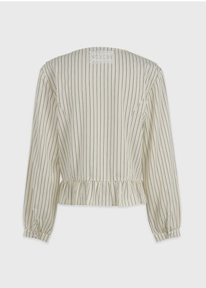 Bronte Ruffle Stripe Blouse