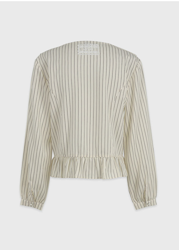 Bronte Ruffle Stripe Blouse