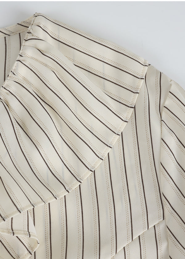 Bronte Ruffle Stripe Blouse
