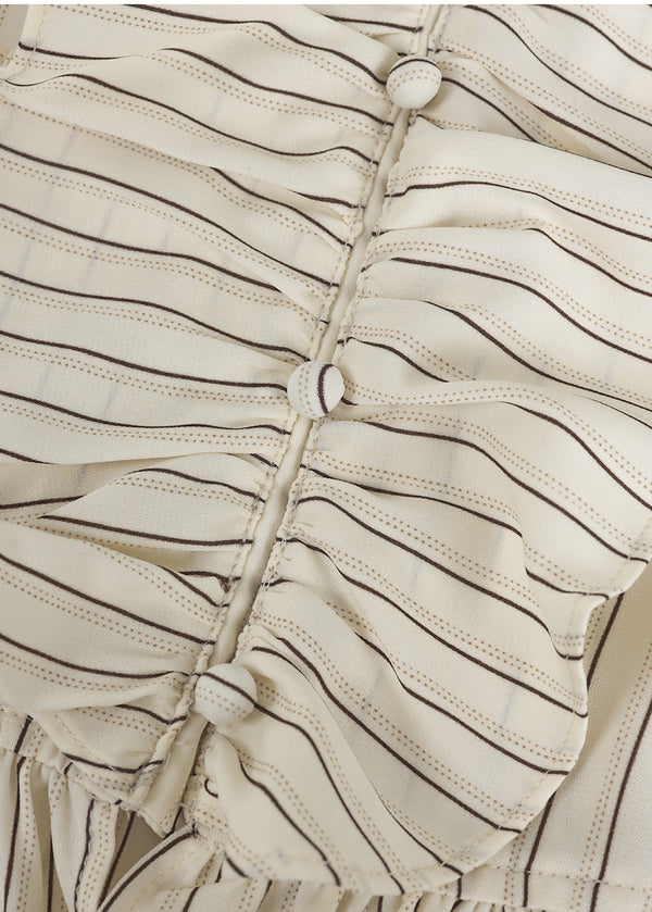 Bronte Ruffle Stripe Blouse