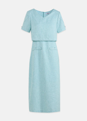 Brunnera M-Point Tweed Long Dress