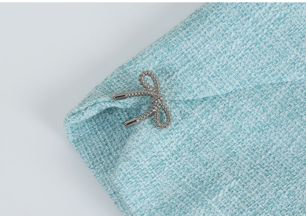 Brunnera M-Point Tweed Long Dress