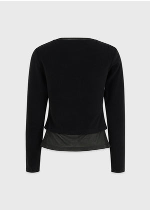 Bubblegum Layered Cardigan