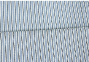 泡泡條紋開領長裙