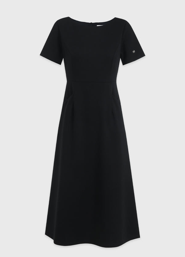 Celina Long Flared Dress
