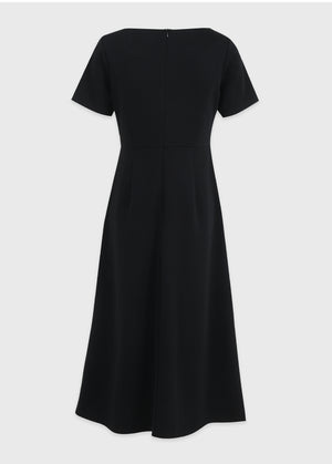 Celina Long Flared Dress