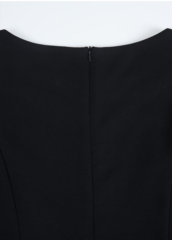 Celina Long Flared Dress