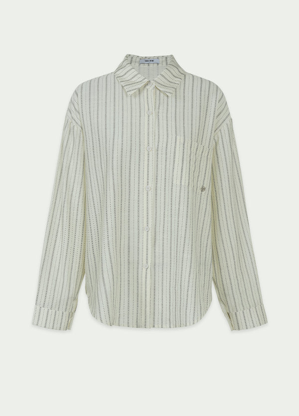 Chloe Tencel Unique Stripe Shirt