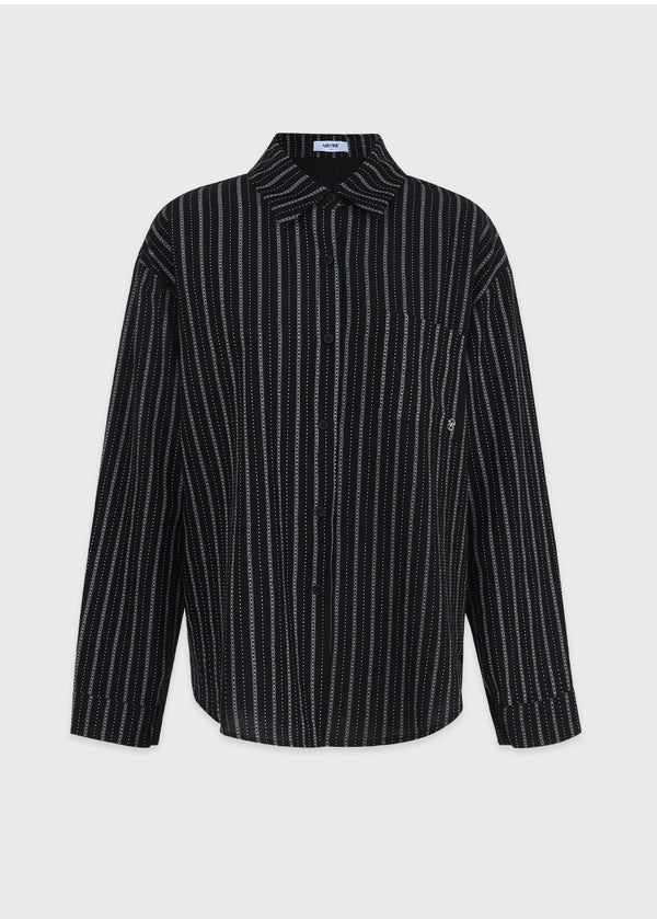 Chloe Tencel Unique Stripe Shirt