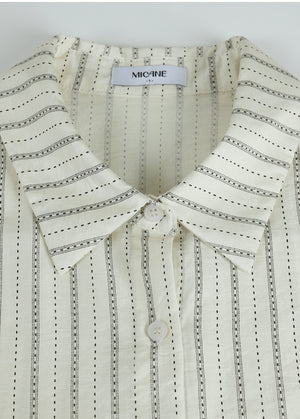 Chloe Tencel Unique Stripe Shirt