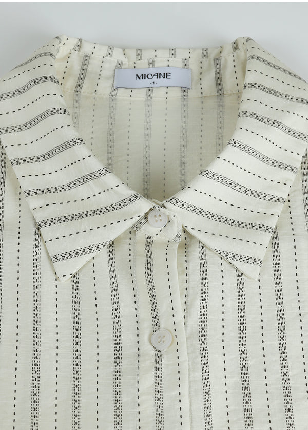 Chloe Tencel Unique Stripe Shirt