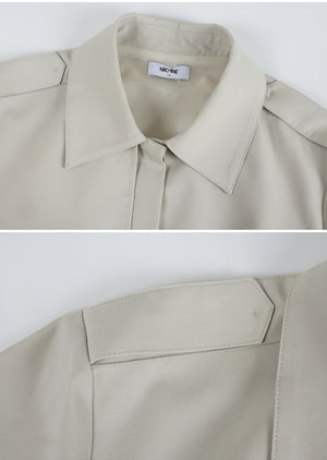 Classical Trench Long Dress