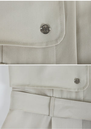 Classical Trench Long Dress