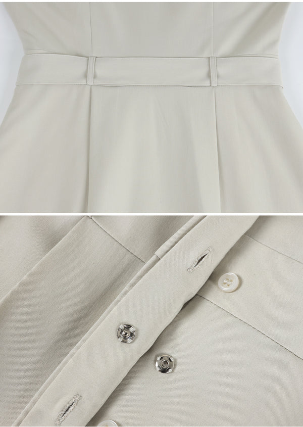 Classical Trench Long Dress