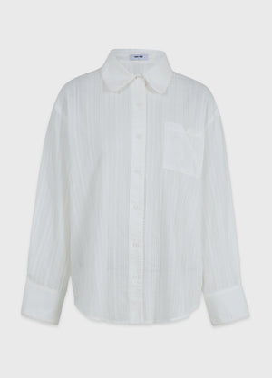 Cordelia Lace-Collar Detail Shirt