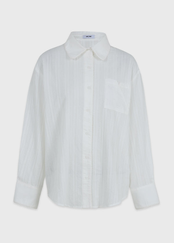 Cordelia Lace-Collar Detail Shirt