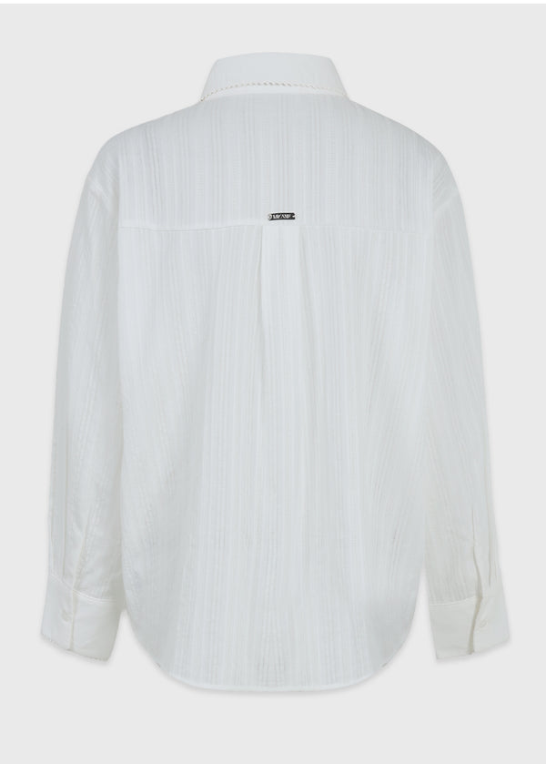 Cordelia Lace-Collar Detail Shirt