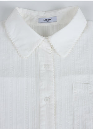 Cordelia Lace-Collar Detail Shirt