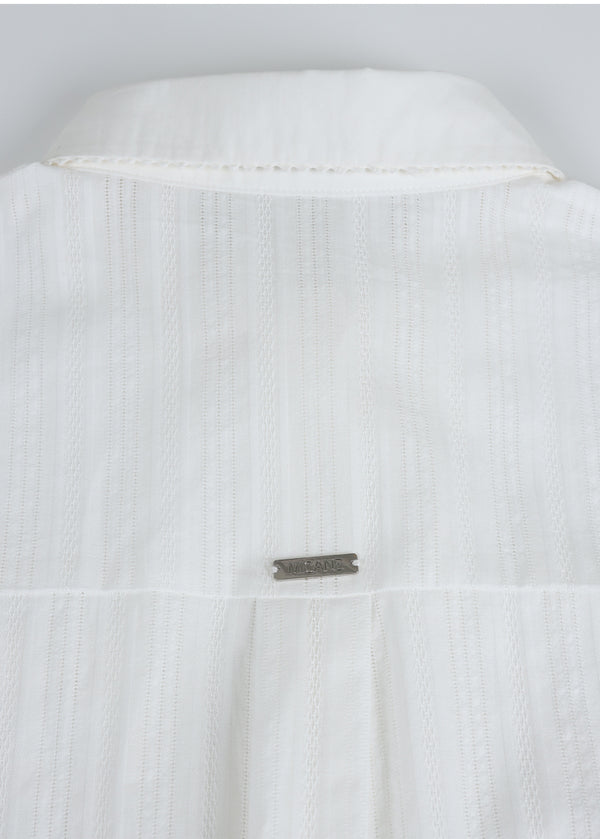 Cordelia Lace-Collar Detail Shirt