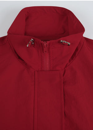 Crisp String Windbreaker