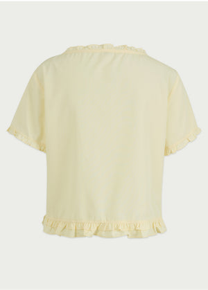 Dana Frill Ribbon Blouse