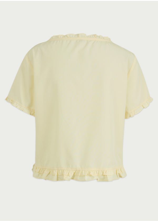 Dana Frill Ribbon Blouse