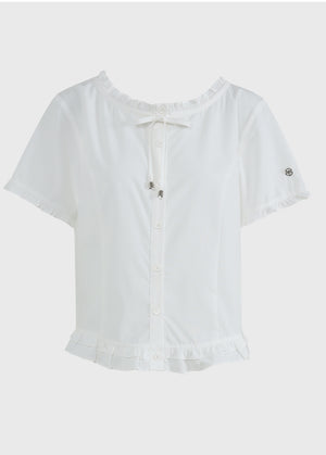 Dana Frill Ribbon Blouse