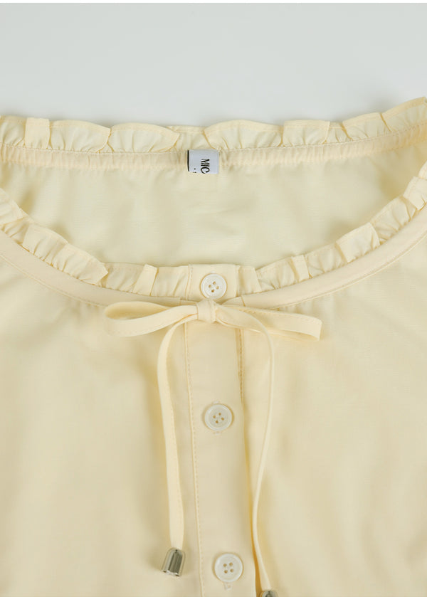 Dana Frill Ribbon Blouse