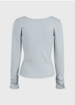 Danial Slit Two-way Knit