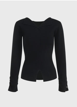 Danial Slit Two-way Knit