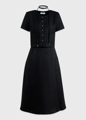 Darlene 粗花呢領帶夾克