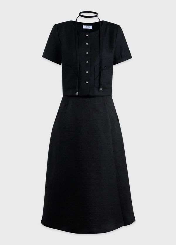 Darlene 粗花呢領帶夾克