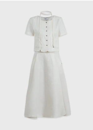 Darlene Tweed Pintuck Skirt