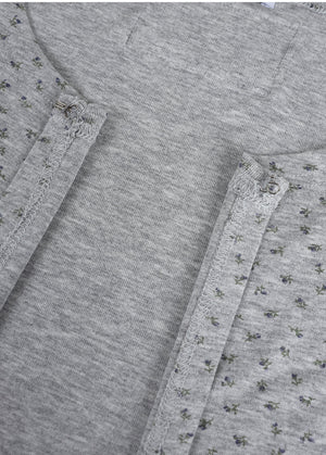 Demi Flower Mini Dress-Cardigan Setup