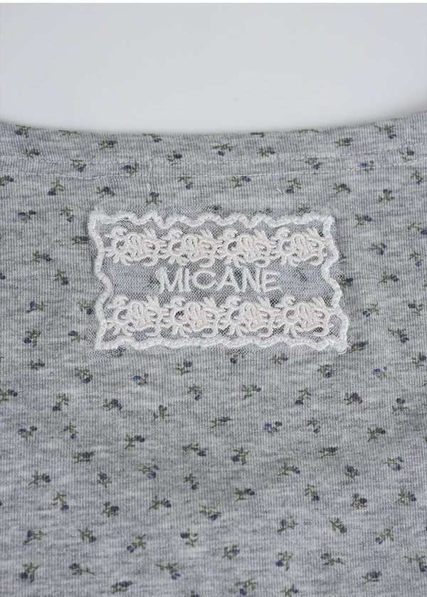 Demi Flower Mini Dress-Cardigan Setup