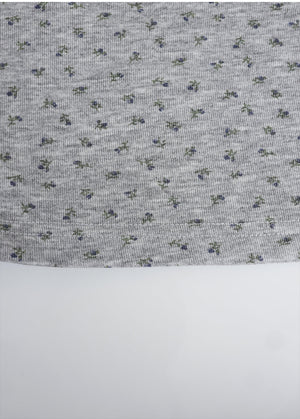 Demi Flower Mini Dress-Cardigan Setup