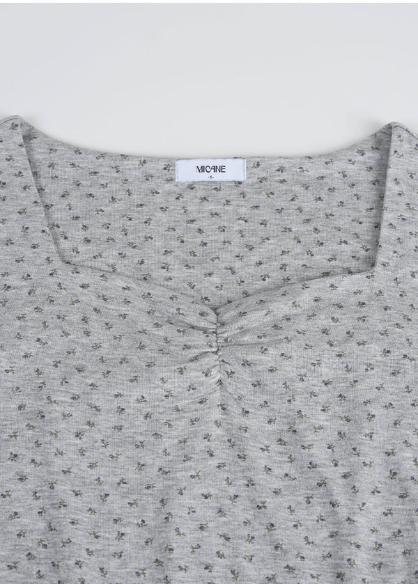 Demi Flower Mini Dress-Cardigan Setup