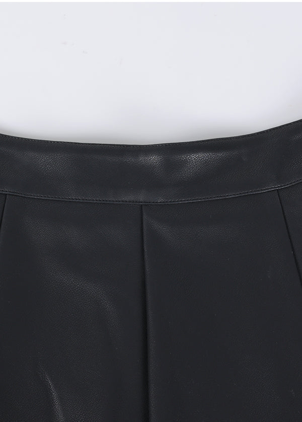 Dignity Leather Long Skirt