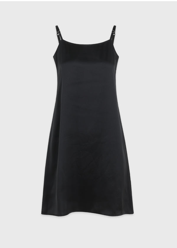 Dina Fur Cardigan- Satin Dress Setup