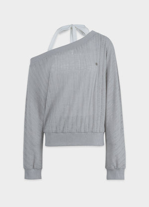 Dorothy Off Shoulder Knit-Sleevless Setup