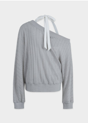 Dorothy Off Shoulder Knit-Sleevless Setup