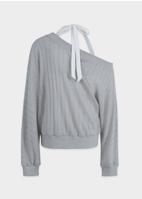 Dorothy Off Shoulder Knit-Sleevless Setup