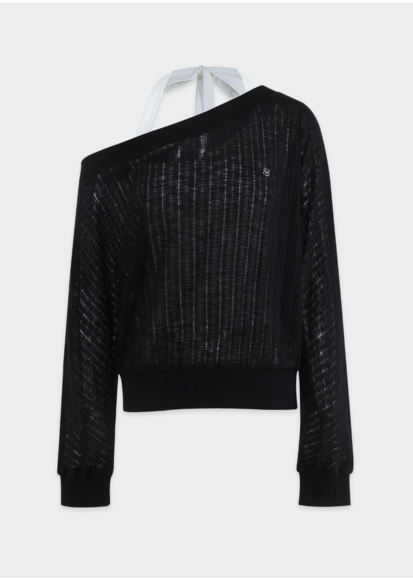 Dorothy Off Shoulder Knit-Sleevless Setup