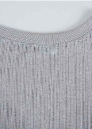 Dorothy Off Shoulder Knit-Sleevless Setup