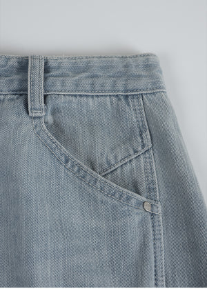 Drew Line Wide Denim Pants