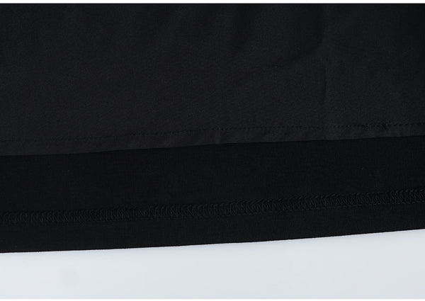 簡約棉質開衩長裙