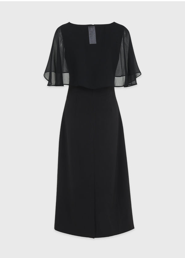 Elodie Bustier Dress-Cape Setup